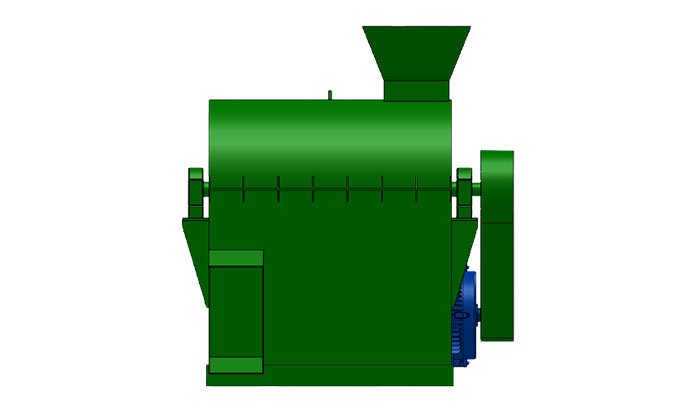 Equipment processing flow of powder organic fertilizer production line